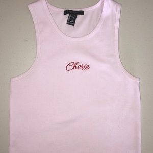‘cherie’ tank top